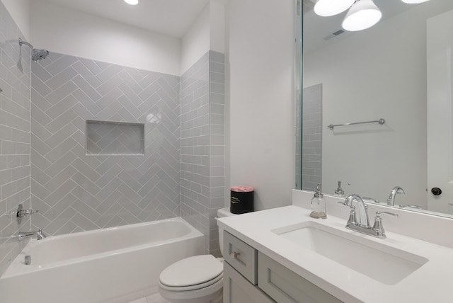 4761 Woodrow Pl, Arrington, TN 37014 - full bath with toilet, vanity, and bathing tub / shower combination