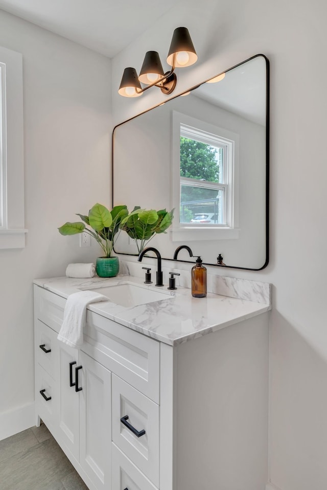 1192 Dalemere Dr, Nashville, TN 37207 - bathroom featuring vanity and baseboards