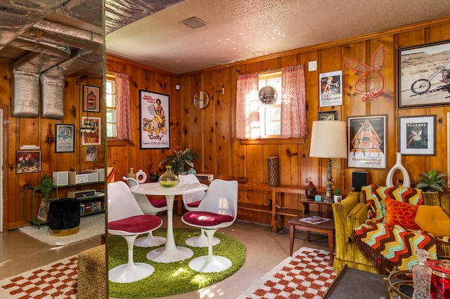 4600 Saunders Ave, Nashville, TN 37216 - dining area with wooden walls