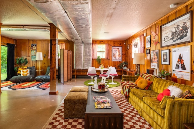 4600 Saunders Ave, Nashville, TN 37216 - building lobby featuring wooden walls and a textured ceiling
