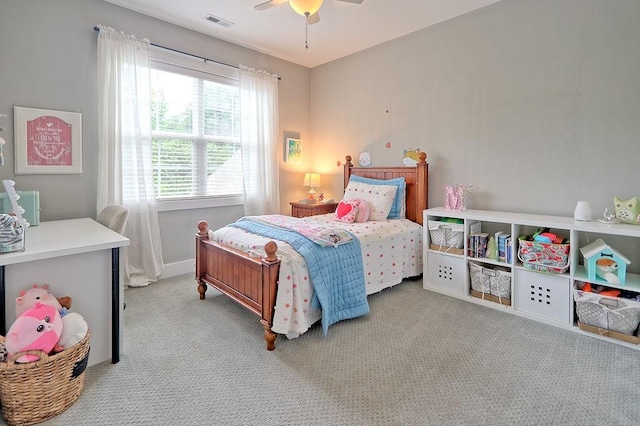 2914 Chasepointe Pl, Columbia, TN 38401 - carpeted bedroom with baseboards and a ceiling fan