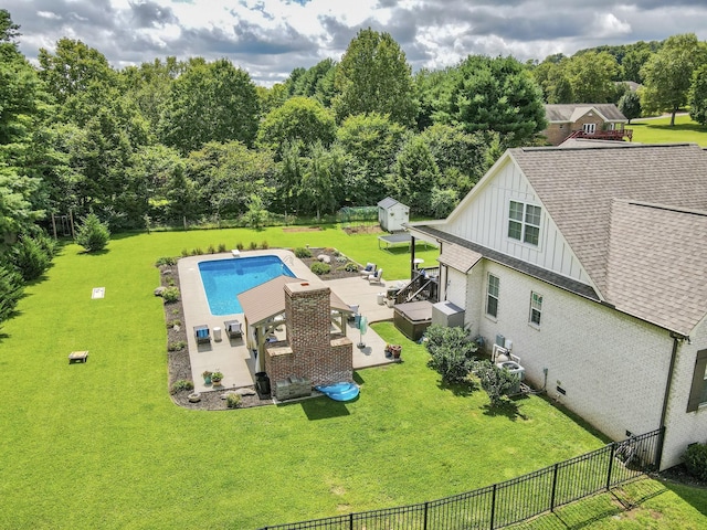 2914 Chasepointe Pl, Columbia, TN 38401 - view of subject property with a pool