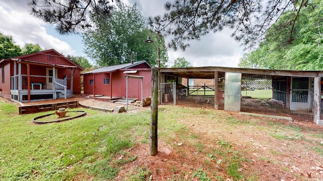 1009 5th Ave W, Springfield, TN 37172 - view of green lawn with an outdoor structure