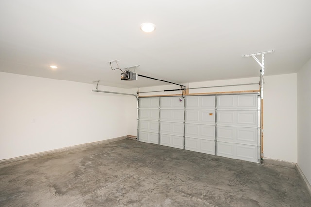324 Fieldstone Ln, Springfield, TN 37172 - garage with a garage door opener, recessed lighting, and baseboards