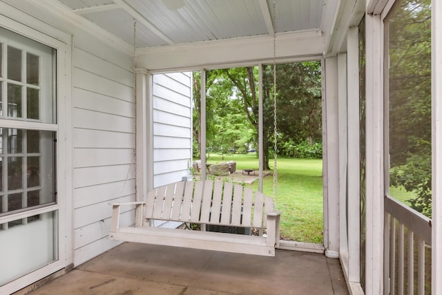 207 Cumberland Cir, Nashville, TN 37214 - view of unfurnished sunroom