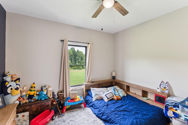 468 Olin Bean Rd, Red Boiling Springs, TN 37150 - bedroom with ceiling fan