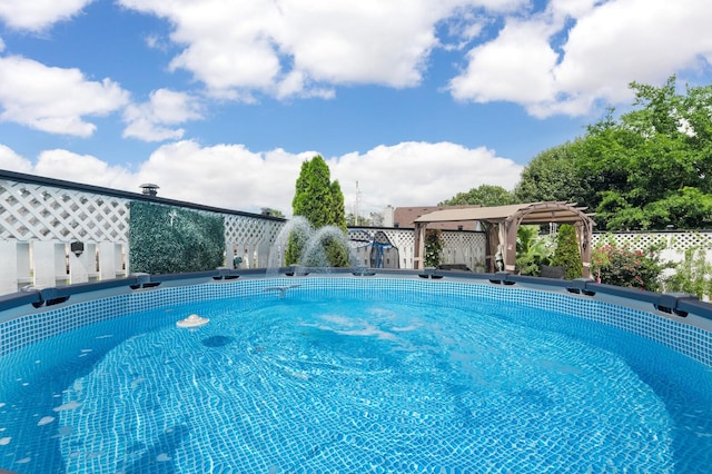 304 Hank Aaron Cv, La Vergne, TN 37086 - view of pool featuring a gazebo