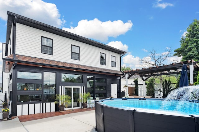 304 Hank Aaron Cv, La Vergne, TN 37086 - back of house with an outdoor pool