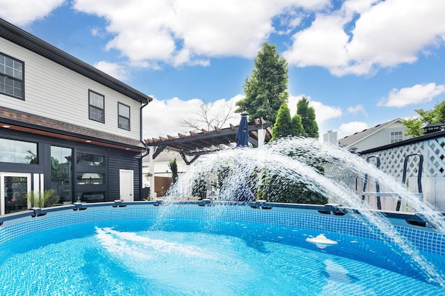 304 Hank Aaron Cv, La Vergne, TN 37086 - outdoor pool with a pergola