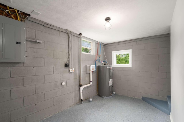 2607 Mashburn Ct, Nashville, TN 37210 - below grade area featuring water heater and electric panel