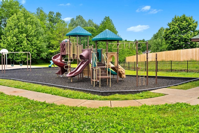 1052 Freedom Dr, Clarksville, TN 37042 - view of community jungle gym