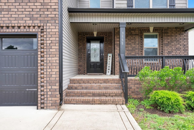 3555 Neena Ct, Clarksville, TN 37042 - entrance to property featuring brick siding and covered porch