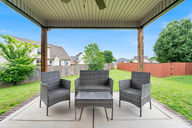 3555 Neena Ct, Clarksville, TN 37042 - view of patio / terrace with a residential view