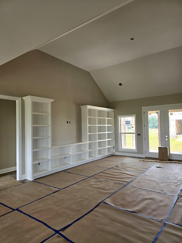 4003 Kelley Farris Rd, Columbia, TN 38401 - unfurnished sunroom featuring lofted ceiling