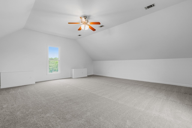 8560 Coopertown Rd, Joelton, TN 37080 - bonus room featuring lofted ceiling, ceiling fan, carpet floors, and baseboards