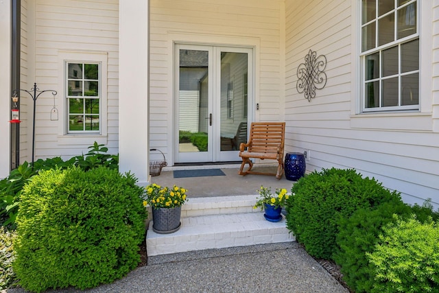 8118 Heirloom Blvd, College Grove, TN 37046 - view of exterior entry with french doors