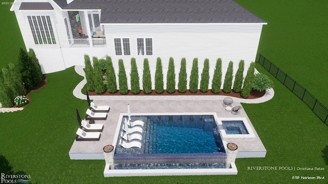 8118 Heirloom Blvd, College Grove, TN 37046 - view from above of property