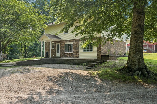345 Big Spring Hollow Rd, Pulaski, TN 38478 - view of front facade featuring brick siding