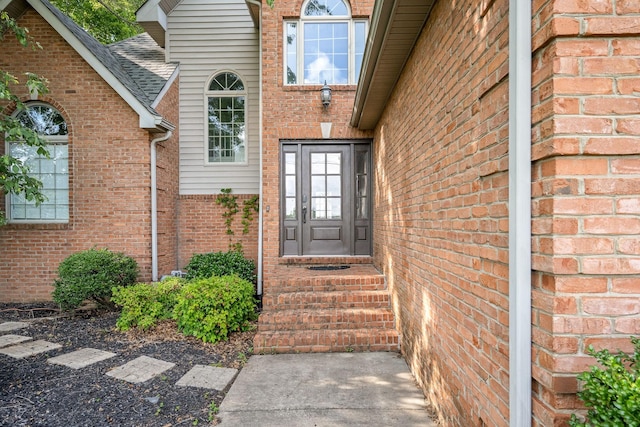 208 Loop Dr, Winchester, TN 37398 - entrance to property with brick siding and a shingled roof