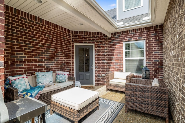 2037 Flowing Creek Dr, Franklin, TN 37064 - view of patio / terrace featuring an outdoor hangout area