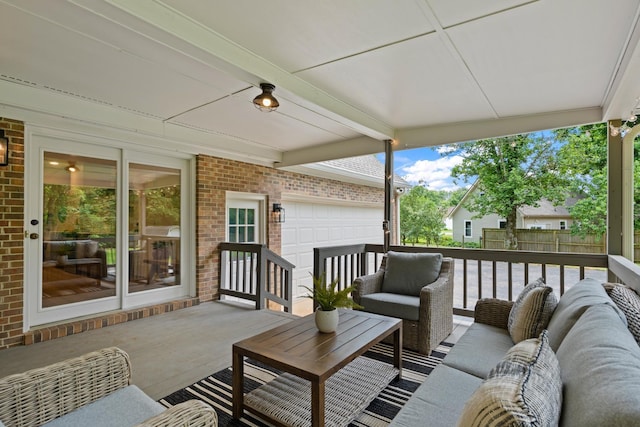 4900 Chesterfield Dr, Murfreesboro, TN 37127 - wooden deck featuring an outdoor living space