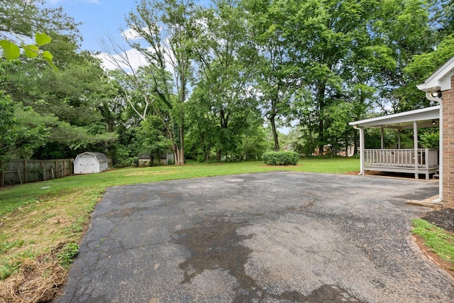 4900 Chesterfield Dr, Murfreesboro, TN 37127 - view of patio / terrace with view of wooded area