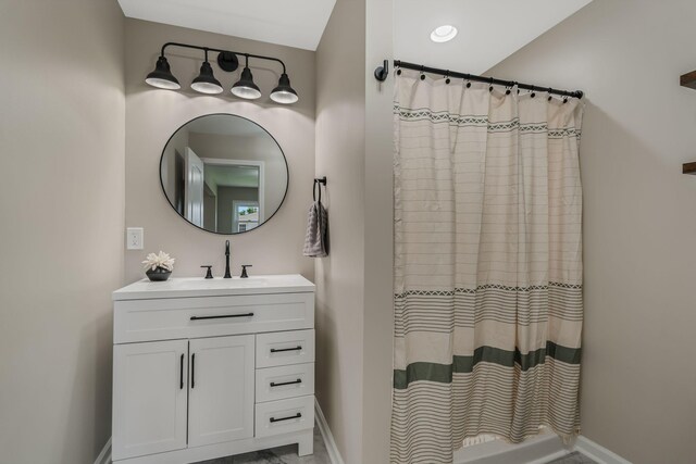209 Franklin Park, Winchester, TN 37398 - full bathroom featuring vanity and curtained shower