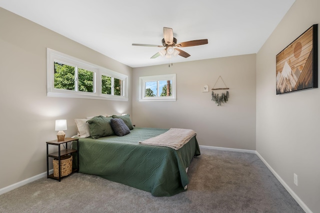 209 Franklin Park, Winchester, TN 37398 - carpeted bedroom featuring baseboards and a ceiling fan