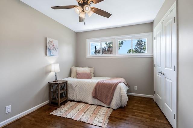 209 Franklin Park, Winchester, TN 37398 - bedroom featuring wood finished floors and ceiling fan