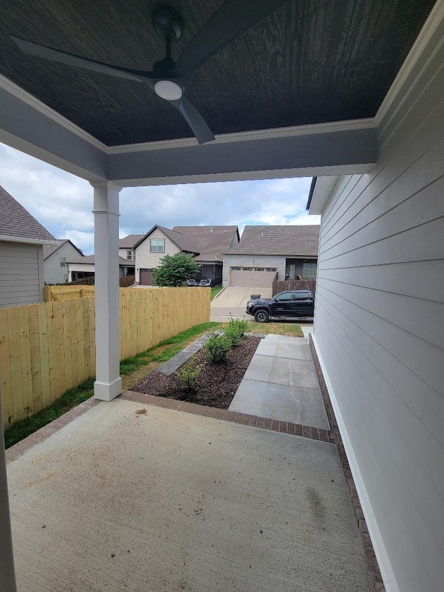 4810 Kintore, Nolensville, TN 37135 - view of patio / terrace with a ceiling fan