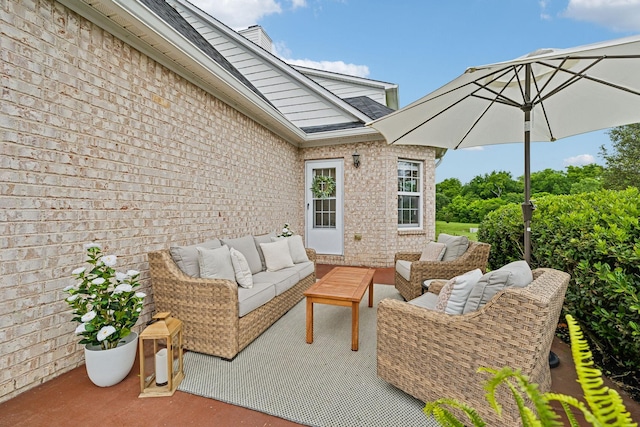 3065 Sakari Cir, Spring Hill, TN 37174 - view of patio / terrace featuring an outdoor hangout area