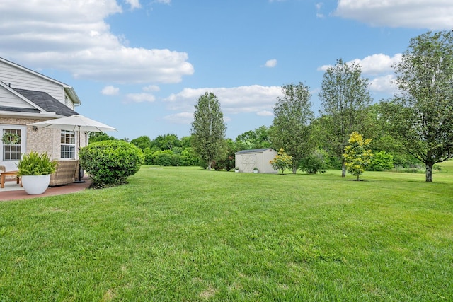 3065 Sakari Cir, Spring Hill, TN 37174 - view of green lawn with a patio area