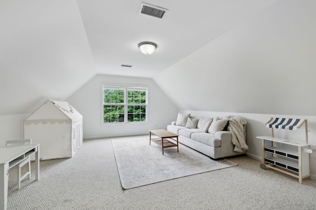 3065 Sakari Cir, Spring Hill, TN 37174 - living room with carpet and lofted ceiling