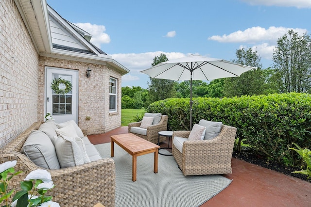 3065 Sakari Cir, Spring Hill, TN 37174 - view of patio with outdoor lounge area