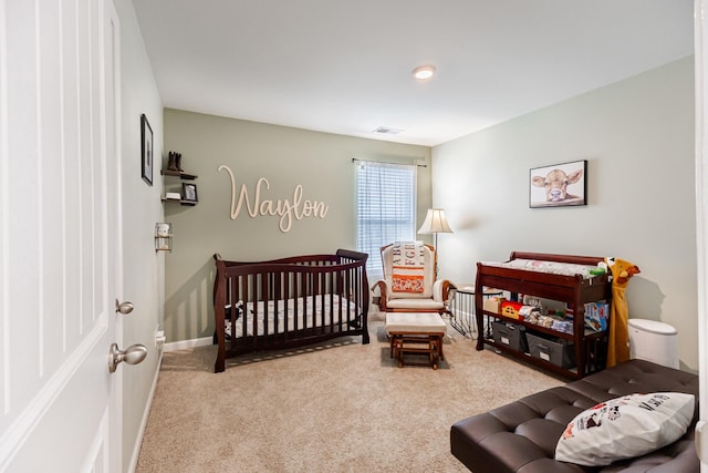 8024 Craighead Dr, Lebanon, TN 37087 - bedroom with carpet floors and a crib