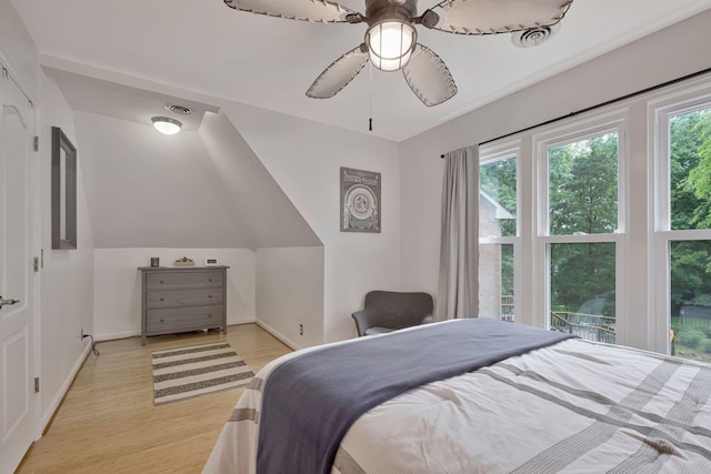 317 Ketch Cv, Hermitage, TN 37076 - bedroom featuring light wood finished floors, baseboards, and ceiling fan