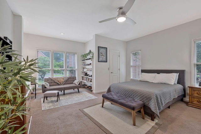 317 Ketch Cv, Hermitage, TN 37076 - carpeted bedroom featuring ceiling fan and baseboards
