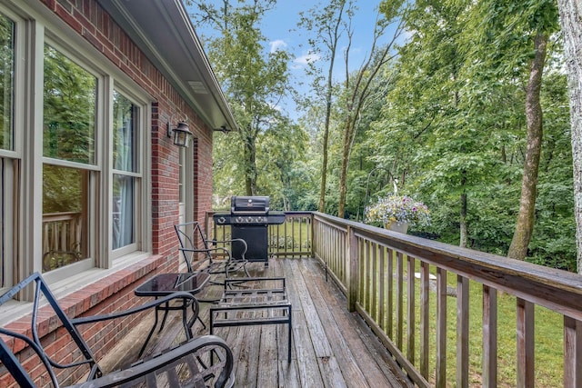 317 Ketch Cv, Hermitage, TN 37076 - wooden terrace featuring area for grilling