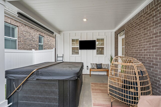 1308 Belgove Aly, Antioch, TN 37013 - deck featuring a hot tub