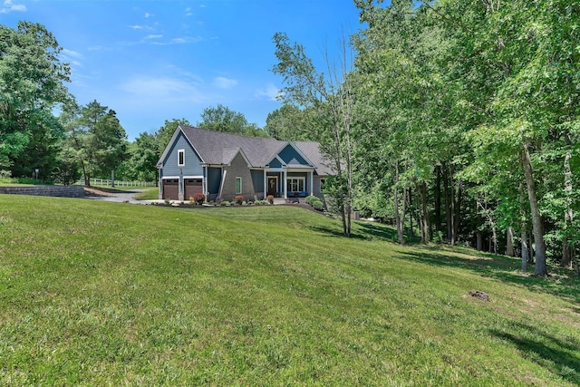2670 Morgan Rd, Joelton, TN 37080 - view of front of house with a front yard and driveway
