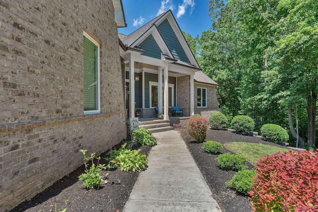 2670 Morgan Rd, Joelton, TN 37080 - view of exterior entry with brick siding