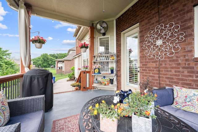 3009 Burnley Ct, Spring Hill, TN 37174 - view of patio / terrace featuring area for grilling