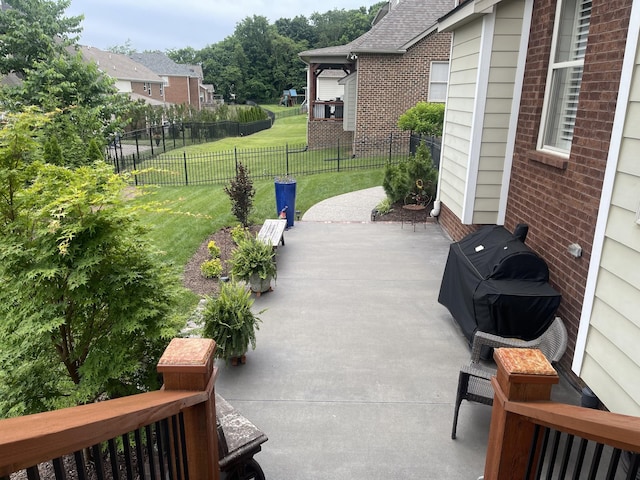 3009 Burnley Ct, Spring Hill, TN 37174 - view of patio / terrace featuring area for grilling