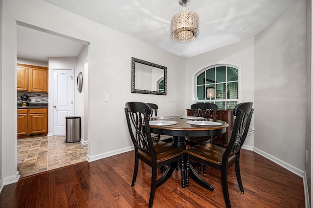 2480 Mount Lebanon Rd, Lewisburg, TN 37091 - dining area with wood finished floors and baseboards