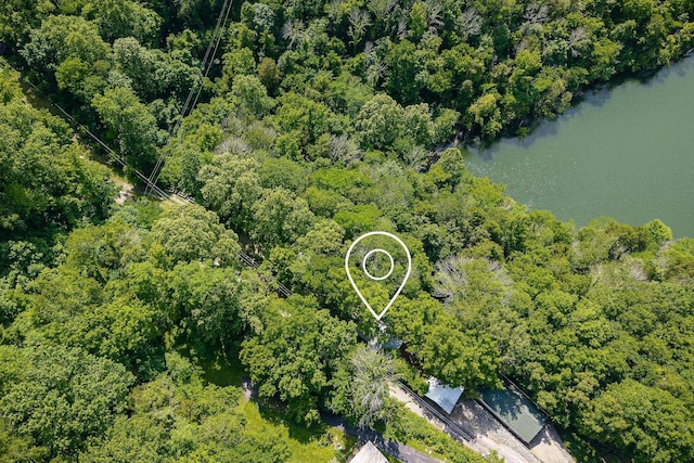 192 Askin Ln, Baxter, TN 38544 - aerial view of a large body of water and a heavily wooded area