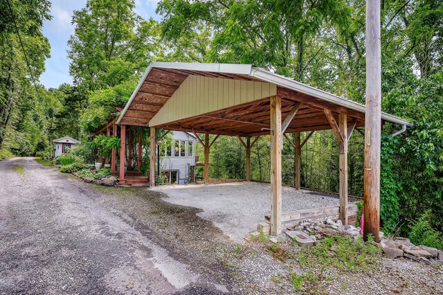 192 Askin Ln, Baxter, TN 38544 - view of vehicle parking with a carport and driveway