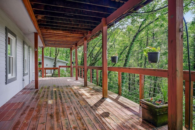 192 Askin Ln, Baxter, TN 38544 - view of wooden terrace