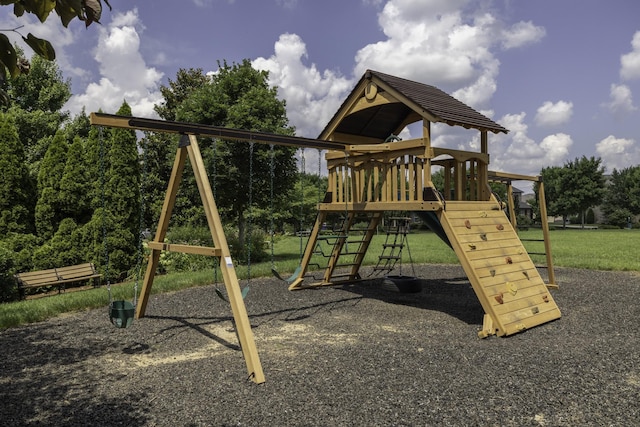 410 Dabney Dr, Franklin, TN 37064 - view of playground featuring a lawn