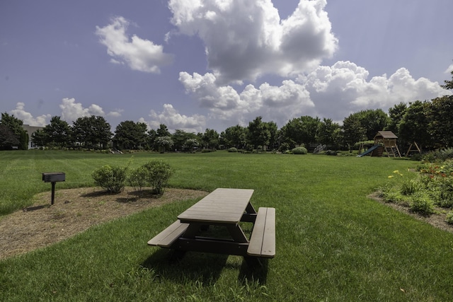 410 Dabney Dr, Franklin, TN 37064 - view of property's community with a playground and a lawn