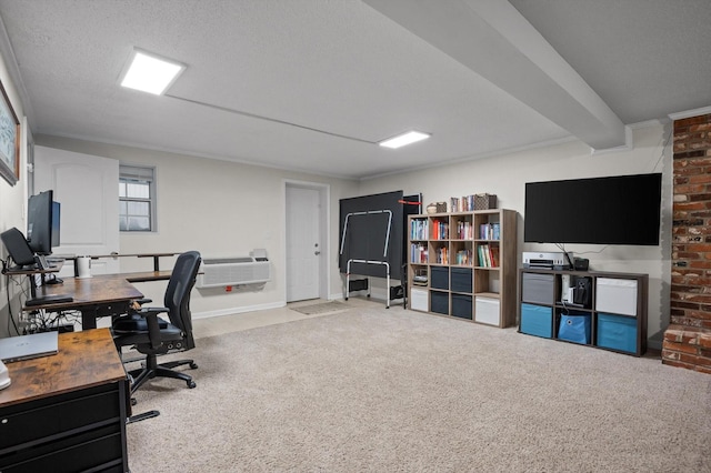 1310 Tabitha Dr, Hixson, TN 37343 - office area with carpet flooring and baseboards